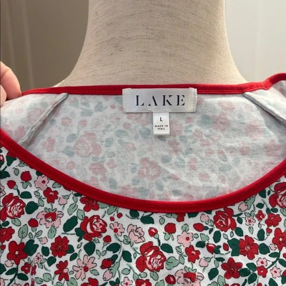 LAKE Floral Print Women's Pajama Set - Picture 7 of 9